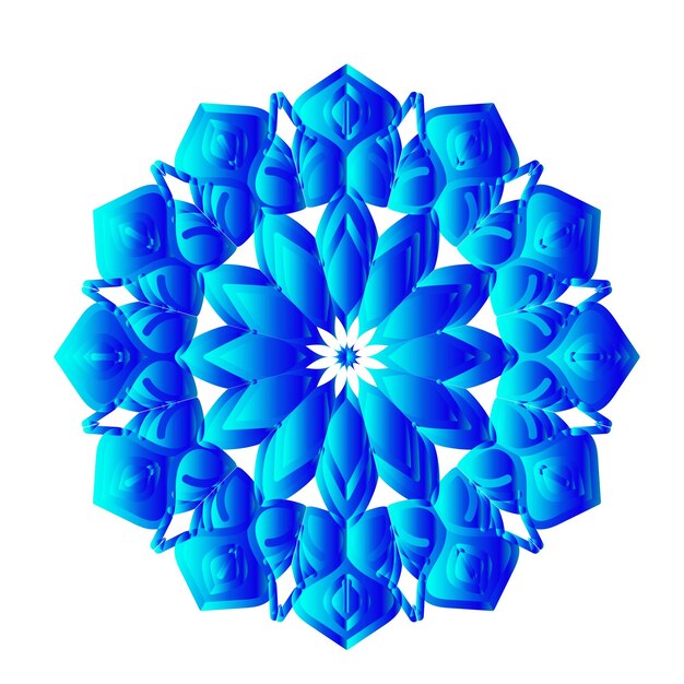 hermoso diseño de Mandala arte e ilustrador