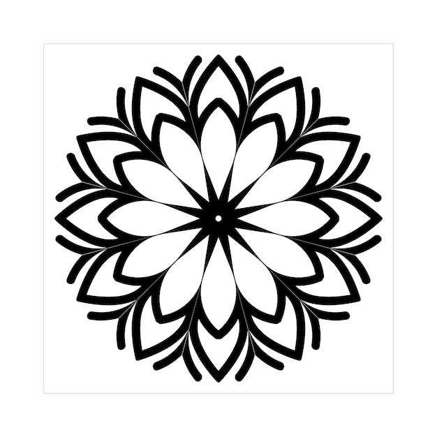 hermoso diseño de Mandala arte e ilustrador