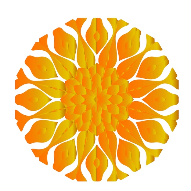 hermoso diseño de Mandala arte e ilustrador