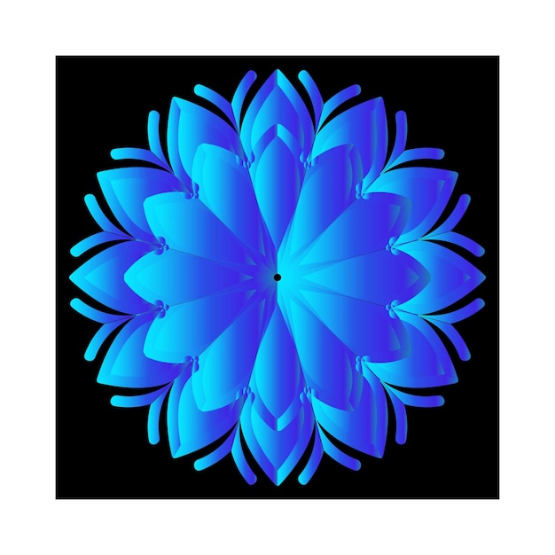 hermoso diseño de Mandala arte e ilustrador