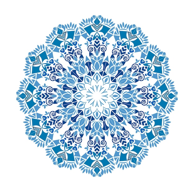 hermoso diseño de mandala floral elemento decorativo ornamental creativo en forma de círculo