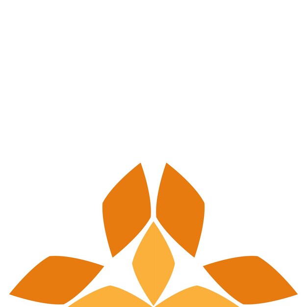 hermoso diseño de ornamento floral