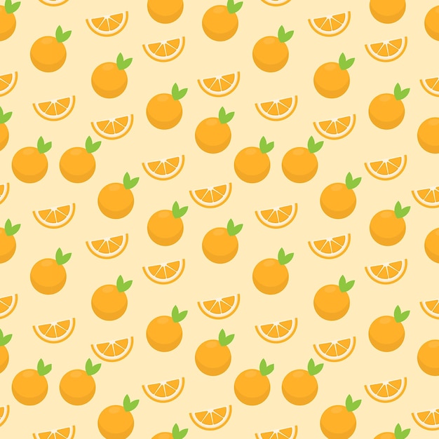 hermoso diseño de patrón naranja transparente