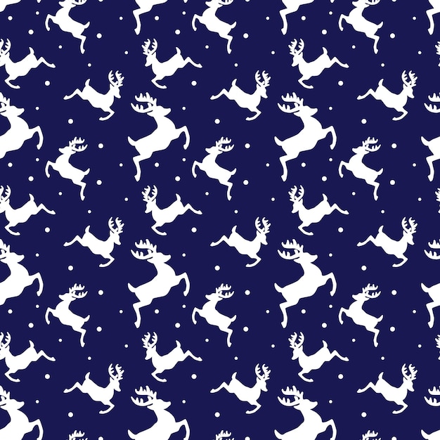 Hermoso diseño de patrones sin fisuras de Navidad