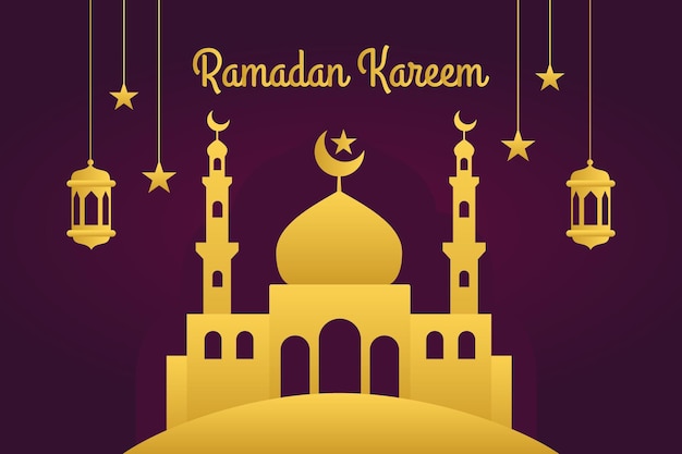 Hermoso diseño de plantilla de banner decorativo ramadan kareem