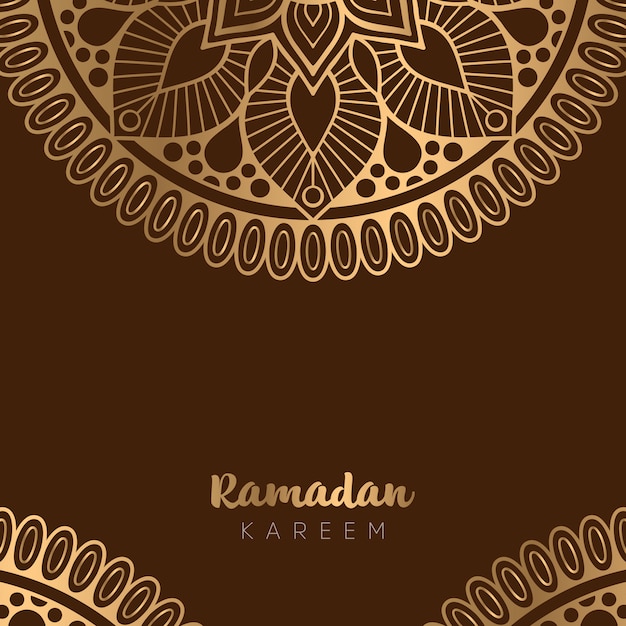 Hermoso diseño de tarjeta de felicitación de ramadan kareem