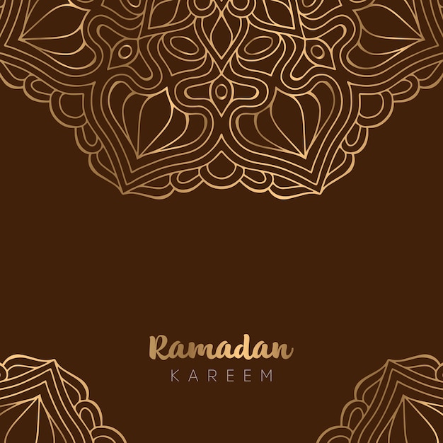 Hermoso diseño de tarjeta de felicitación de ramadan kareem