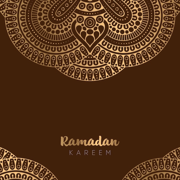 Hermoso diseño de tarjeta de felicitación de ramadan kareem