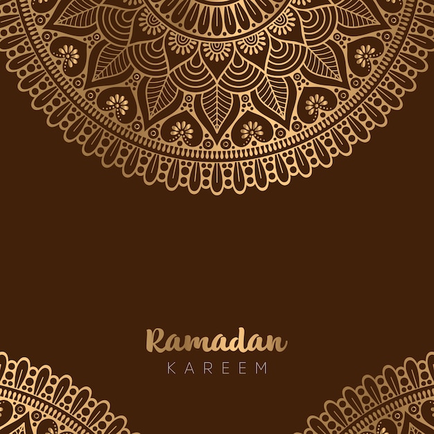 Hermoso diseño de tarjeta de felicitación de ramadan kareem