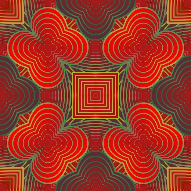 Hermoso fondo abstracto con textura transparente en colores rojo y amarillo dorado