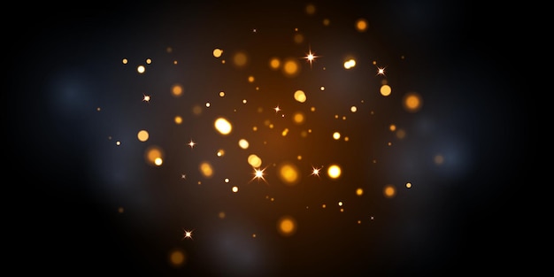 hermoso fondo bokeh para decoración plantilla de festival hermoso banner ilustración de vector de lujo