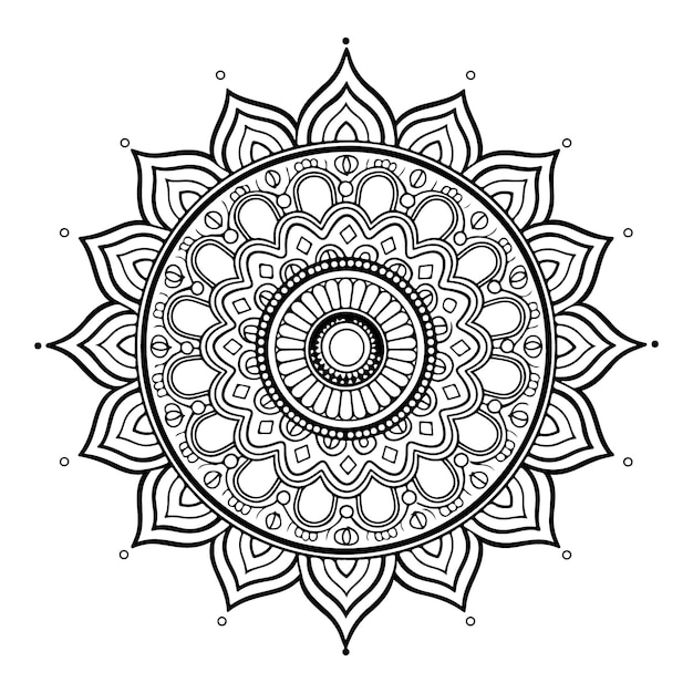 Hermoso fondo decorativo mandala