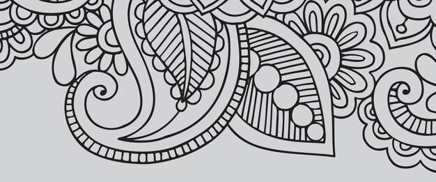 hermoso fondo dibujado a mano