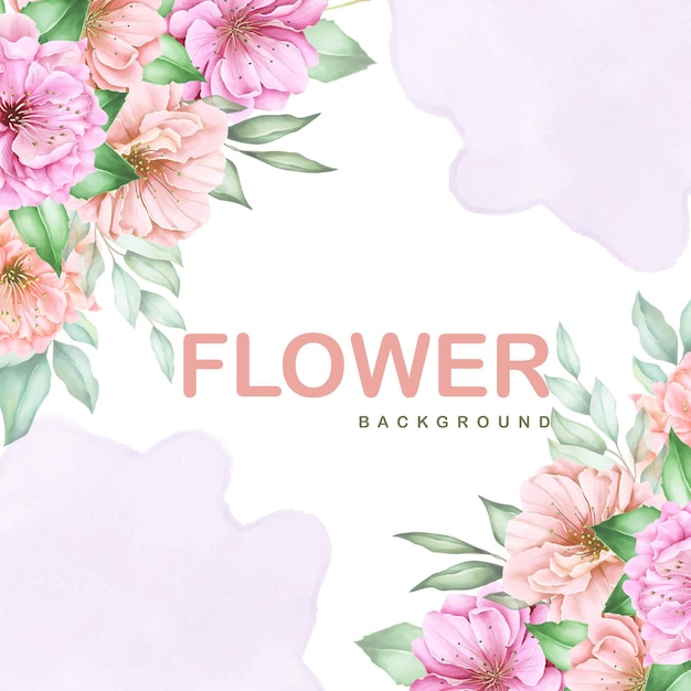 un hermoso fondo de diseño de flores