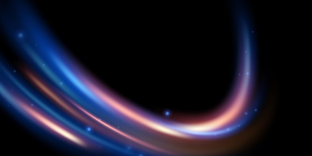 hermoso fondo de efecto de lujo claro sobre fondo negro ilustración vectorial de diseño abstracto