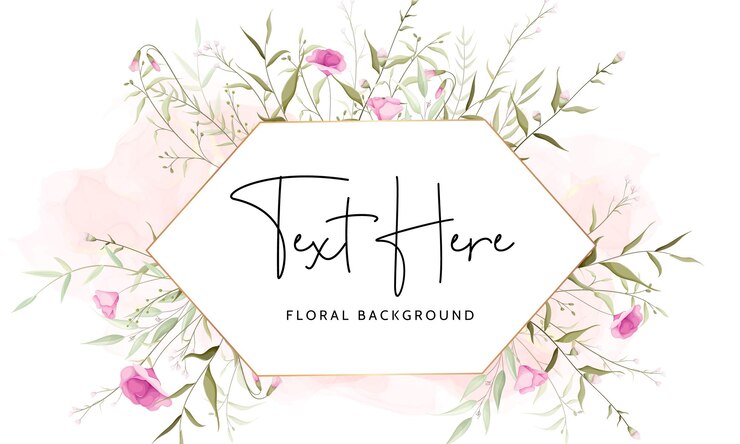 hermoso fondo floral de flores silvestres