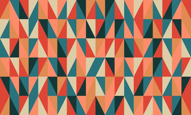 hermoso fondo geométrico póster gráfico moderno forma tribal flores arte vectorial creativo
