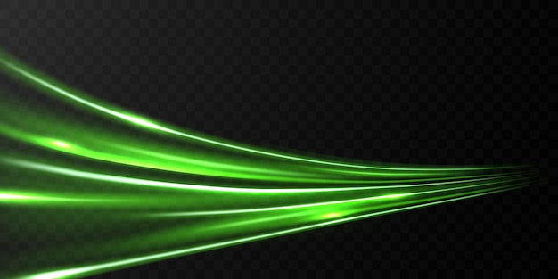 Hermoso fondo de línea de velocidad de la luz en la ilustración de vector de diseño abstracto de fondo negro