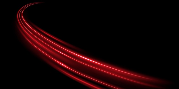 Hermoso fondo de línea de velocidad de la luz en la ilustración de vector de diseño abstracto de fondo negro