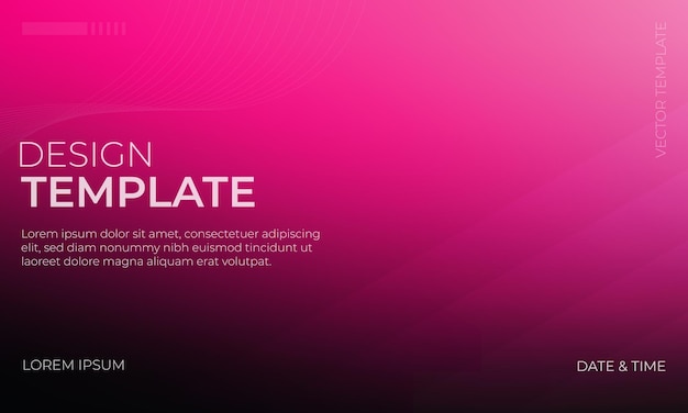 Un hermoso fondo de magenta rosado negro con gradiente