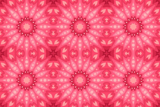 Hermoso fondo rosa con patrón de mosaico abstracto sin fisuras