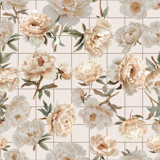 Vector el hermoso y hermoso patrón de flores de primavera para el papel tapiz de tela y más