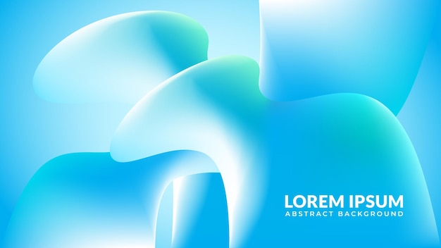 hermoso y de moda suave deslumbrante azul gradiente líquido fondo abstracto