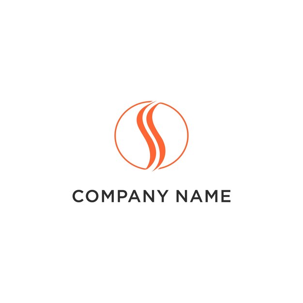 Hermoso monograma de la letra SS en un estilo muy lujoso y elegante elegante circular S y logotipo de la letra S