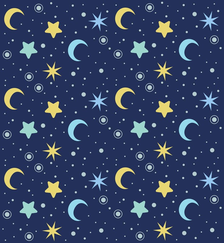 Hermoso patrón de cielo nocturno