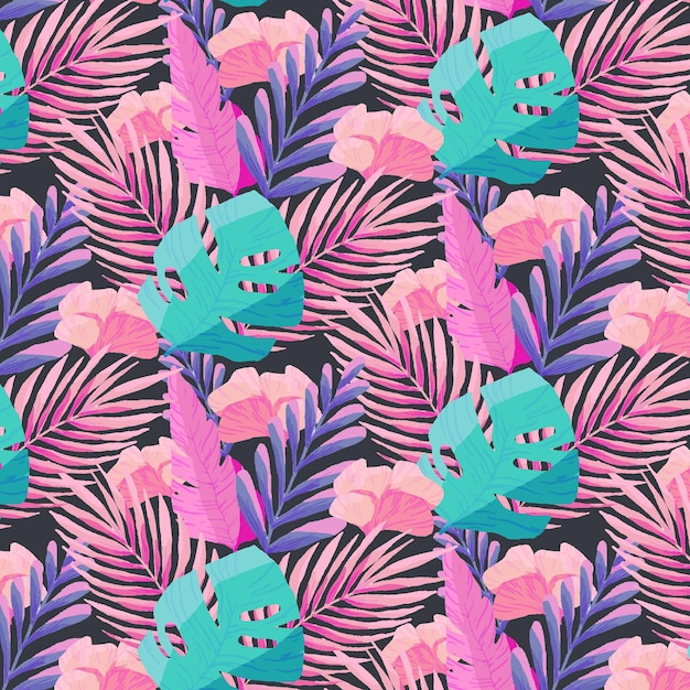 Hermoso patrón floral