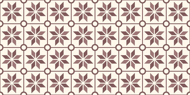 Hermoso suelo marrón patrón geométrico sin costura para decoración de paredes papel pintado diseño de interiores