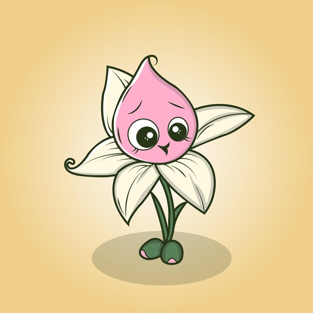 hermoso vector de flores ilustración de arte libre