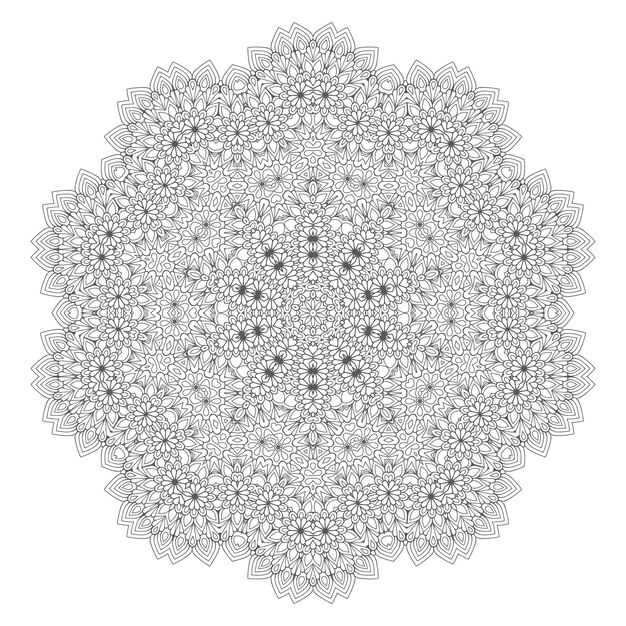 hermoso vector de mandala para el diseño