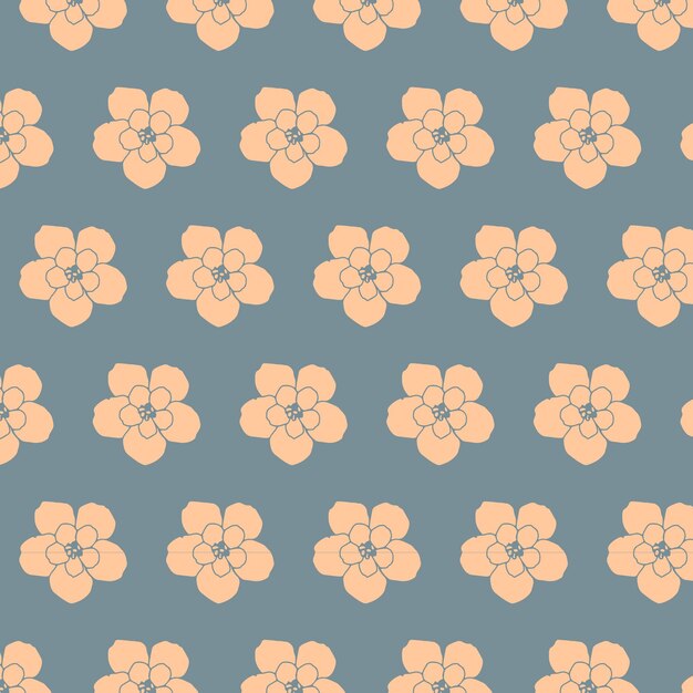 hermoso verano floral de patrones sin fisuras