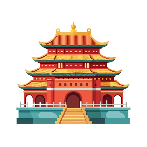 Hermosos conceptos de ilustración vectorial de paisajes inspirados en lugares populares de la tierra