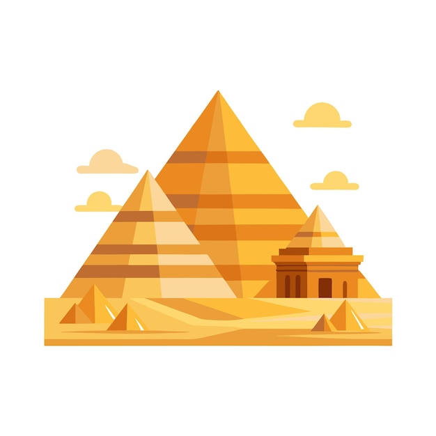 Hermosos conceptos de ilustración vectorial de paisajes inspirados en lugares populares de la tierra