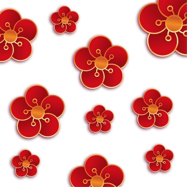 Hermosos diseños de flores vectoriales Conjunto de flores