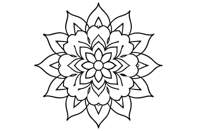 Hermosos diseños de mandalas florales para una experiencia de coloreo detallada 6