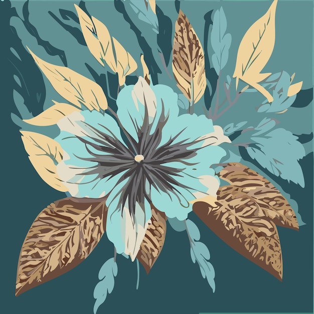 Hermosos diseños vectoriales de flores