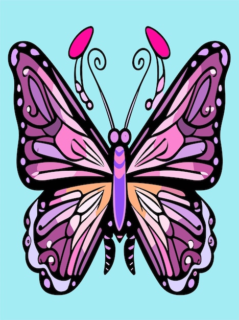 Hermosos diseños vectoriales de mariposas