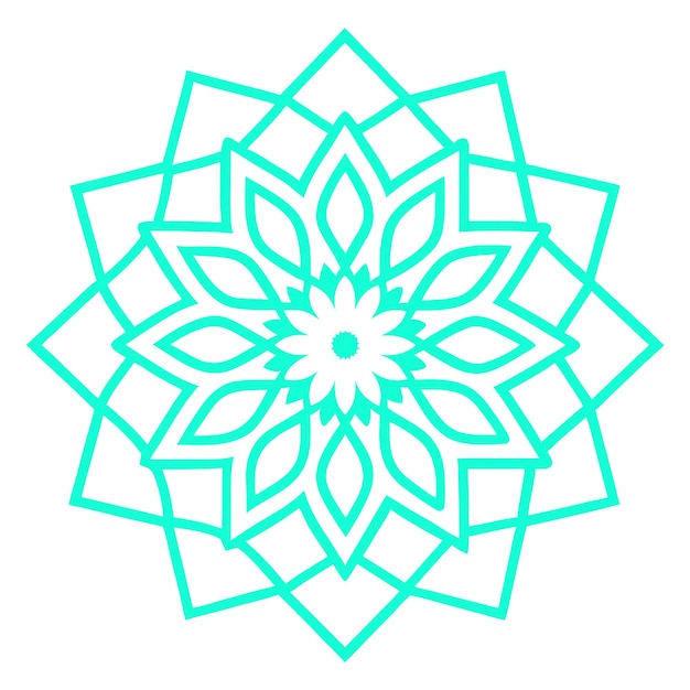 Hermosos mandalas tradicionales con influencia islámica