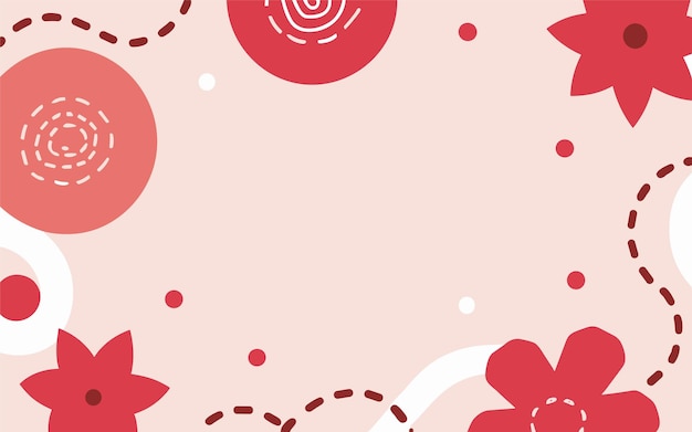 Hermosos patrones abstractos de fondo floral