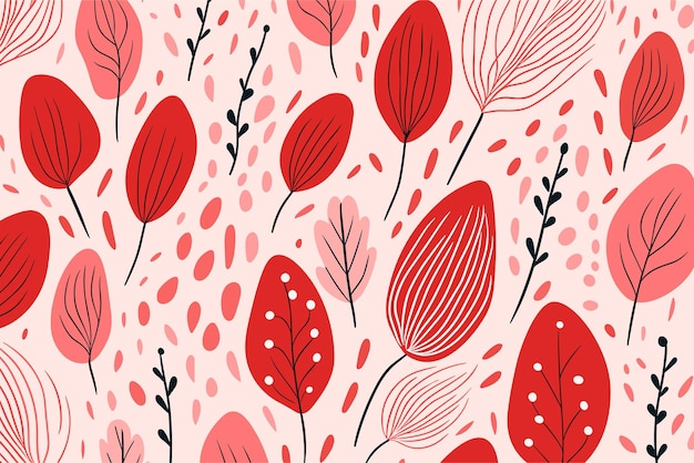 Hermosos patrones abstractos de fondo floral