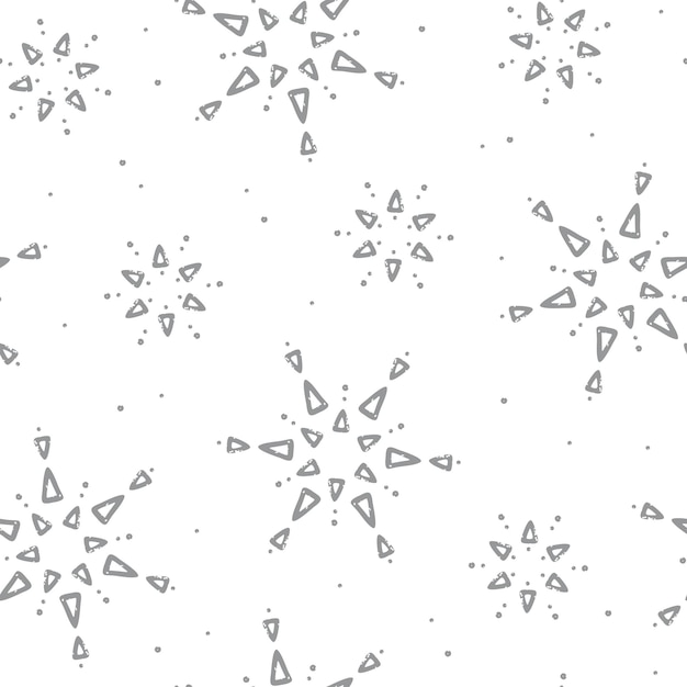 Hermosos patrones de copos de nieve sin costuras serie en romántico decorativo en mal estado chic sello tinta papel viejo