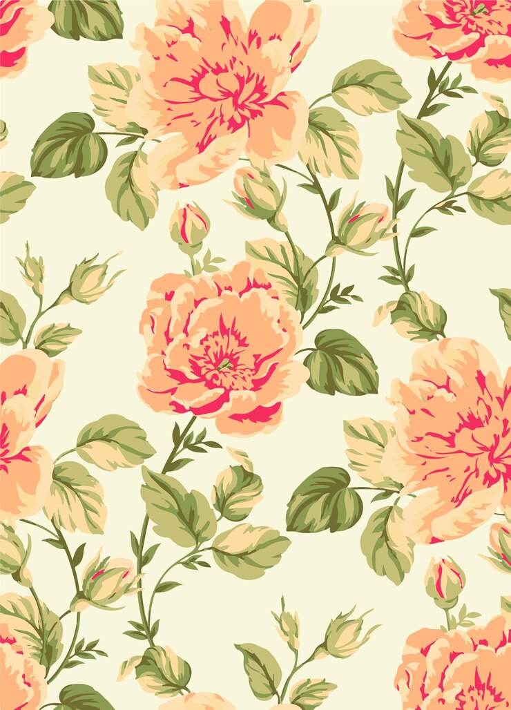 Hermosos patrones florales sin costuras hierbas y flores silvestres impresión de flores abstractas patrón moderno