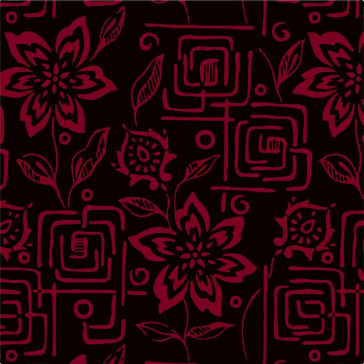Hermosos patrones florales sin costuras hierbas y flores silvestres impresión de flores abstractas patrón moderno