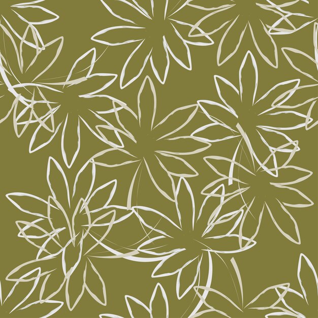 Hermosos patrones florales en pequeñas flores abstractas Impresión Ditsy Fondo floral sin costuras Vintage