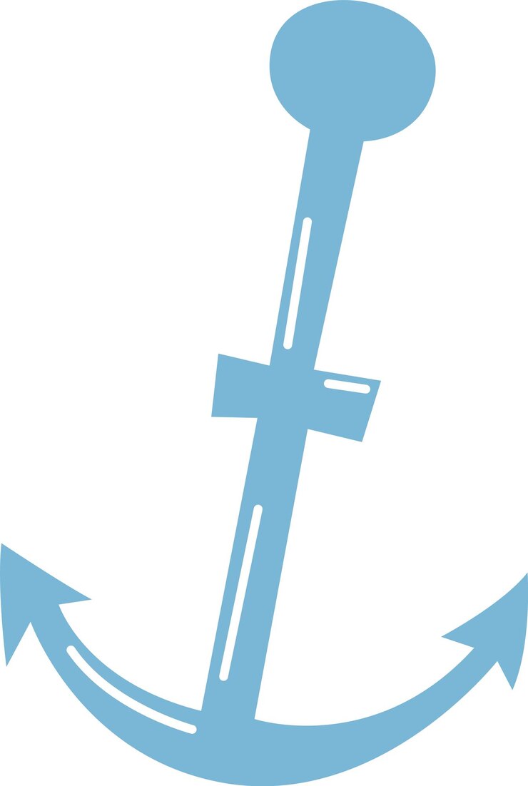 Vector herramienta de anclaje marino
