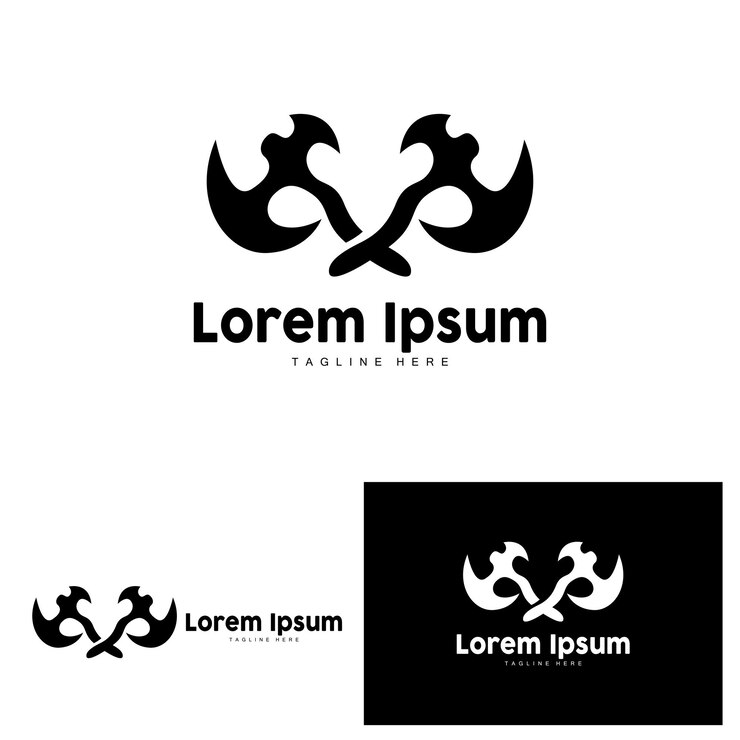 Vector herramienta de corte de madera logotipo de hacha de corte de madera vector modelo de símbolo de diseño simple