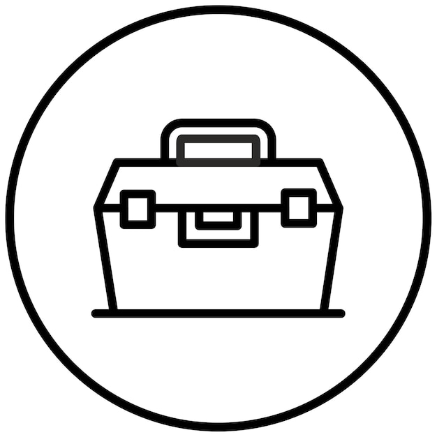 Herramienta de ilustración vectorial de la caja